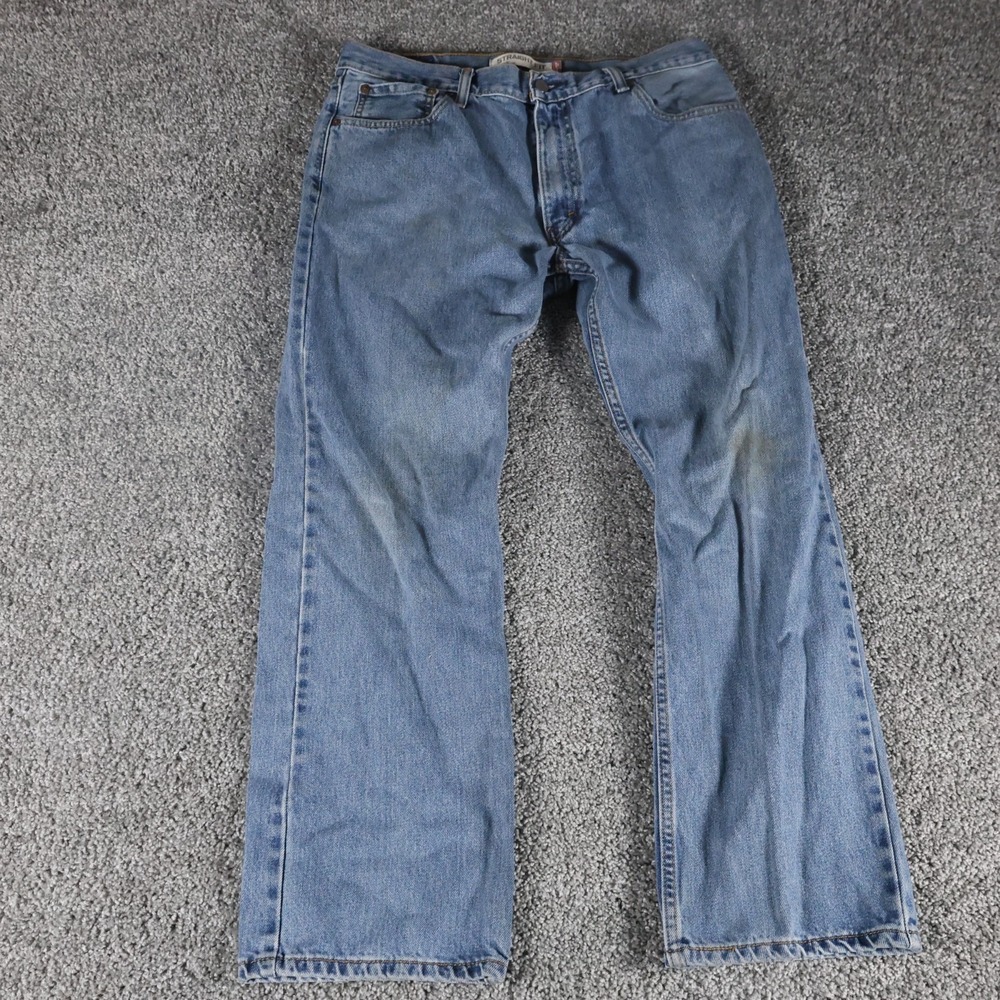 Y2K Levi's 505 Men's 34x30 Straight Fit Blue Denim Jeans Made in Mexico